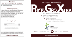 PhytoGro Xtra Label